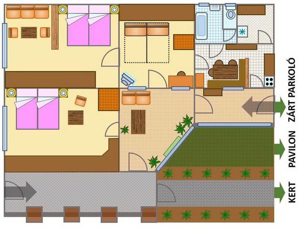 Hajnal Apartman Villa Gyula Ngoại thất bức ảnh